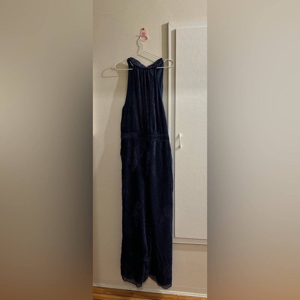 Elevenses size 14 blue halter jumpsuit